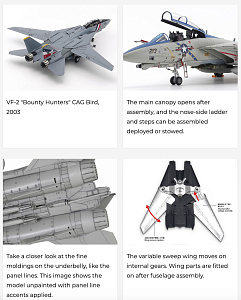 Model kit 1/72 Grumman F-14D Tomcat (Tamiya)