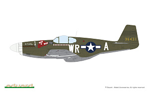 Model kit 1/48 North-American P-51B MALCOLM HOOD Weekend edition (Eduard kits)