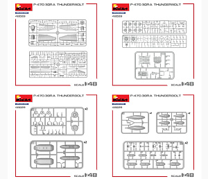Model kit 1/48 P-47D-30RA Thunderbolt (ADVANCED KIT) (MiniArt)