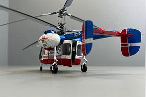 Model kit (resin cast) 1/48 Helicopter Kam-26 type 2 (Vacuformed canopy) (Guntower Models)