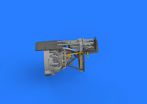 Additions (3D resin printing) 1/48 Focke-Wulf Fw-190A-5 fuselage guns (designed to be used with Eduard kits)