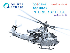 UH-1Y 3D-Printed & coloured Interior on decal paper (Trumpeter) (Small version)