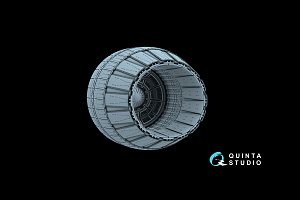 Su-30SM Exhaust Nozzles (Engines Running) (Zvezda)