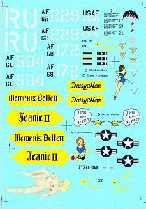 Decal 1/48 Republic F-105D in Vietnam (Zotz)