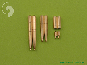 Aircraft detailing sets (brass) 1/72 Supermarine Spitfire E wing late - Hispano 20mm and .50cal in fairings (two versions)