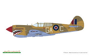 Model kit 1/48 Curtiss KITTYHAWK DUAL COMBO (LIMITED!) (Eduard kits)