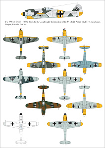 Decal 1/72 JG 54 Vol.1 (Aims)