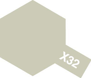 Acrylic paint Acrylic Mini X-32 Titanium Silver (Tamiya) (10ml)