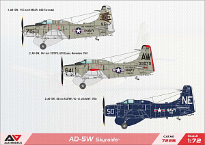 Model kit 1/72 Douglas AD-5W Skyraider (A & A Models)