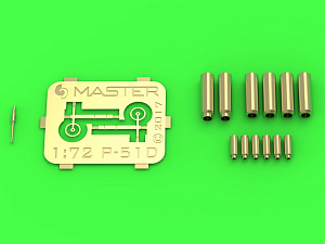 Aircraft detailing sets (brass) 1/72 North-American P-51D Mustang - armament & gunsight detail set