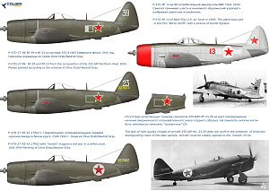 Decal 1/72 P-47 Red Stars (Colibri Decals)