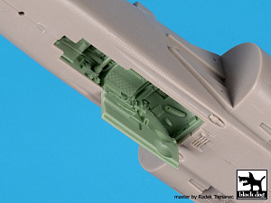 Additions (3D resin printing) 1/48      Dassault-Mirage F.1CT/CR wheel bays (designed to be used with Kitty Hawk Model kits)