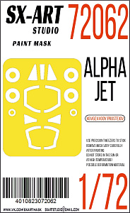 Paint Mask 1/72 Alpha Jet E (Kovozávody Prostějov)