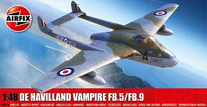 Model kit 1/48  de Havilland Vampire FB.5/FB.9 (Airfix)