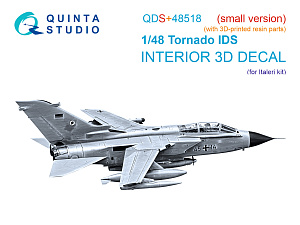 Tornado IDS 3D-Printed & coloured Interior on decal paper (Italeri) (small version) (with 3D-printed resin parts)