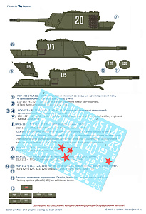 Decal 1/35 ISU-152 Part 1 (Colibri Decals)