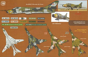 Decal 1/32 Sukhoi Su-22M/3 Fitter (3) (Zotz)