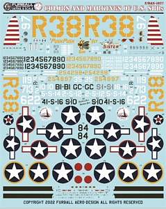 Decal 1/48 "Colors & Markings of U.S. SBD's" (Furball Aero-Design)