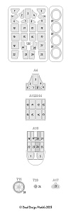 Nakajima A6M2-N Rufe canopy frame paint mask (designed to be used with Eduard kits)