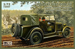 Model kit 1/72 Polski Fiat 508/III 'Lazik' Early version (IBG Models)