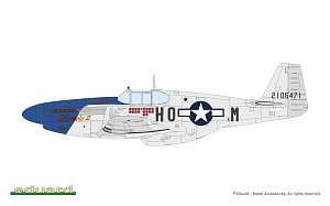 Model kit 1/48 North-American P-51B/C Mustang Weekend edition (Eduard kits)