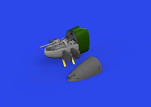 Additions (3D resin printing) 1/72 Messerschmitt Bf-110E nose guns 3D-Printed (designed to be used with Eduard kits) 