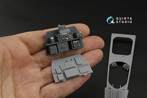 TBD-1 Devastator 3D-Printed & coloured Interior on decal paper (Trumpeter) (with 3D-printed resin parts)