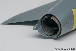 Additions (3D resin printing) 1/48 ¶The SNECMA Atar 9B engine nozzle for the Dassault Mirage IIIC/CJ models (A.M.U.R.Reaver) 