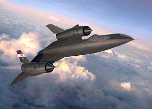 Model kit 1/48 Сборная модель 1/48 Lockheed SR-71B Blackbird (Revell)