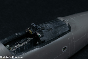 Additions (3D resin printing) 1/48 SEPECAT Jaguar Gr.1A Cab Upgrade Kit (A.M.U.R.Reaver) 