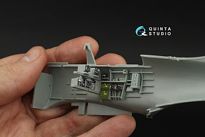 SBD Dauntless Family Rear cockpit 3D-Printed & coloured Interior on decal paper (Accurate Miniatures/Academy/etc)