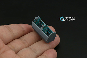 MiG-21UM 3D-Printed & coloured Interior on decal paper (KP) (with 3D-printed resin parts)