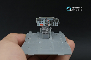 UH-1B 3D-Printed & coloured Interior on decal paper (Trumpeter)
