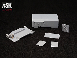 Conversion kit 1/72 UGZS (unified gas charging station) for ZiL-131 from AVD