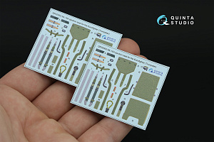 Eurofighter Typhoon Twin-seater (Powered-up Displays) 3D-Printed & coloured Interior on decal paper (Trumpeter)