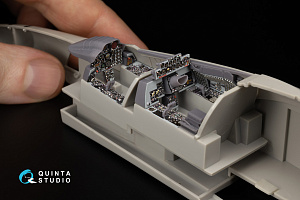 RF-4C Phantom II (late without DMAS) 3D-Printed & coloured Interior on decal paper (Hasegawa) (Small version) (with 3D-printed resin parts)