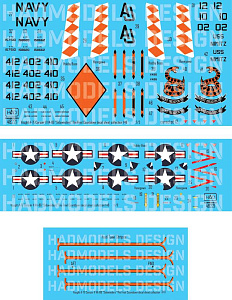 Decal 1/48 A-7E Corsair VA-86 'Sidewinders' (HAD)