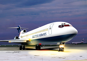 Aircraft kits 1/72 Boeing 727-200 British Airways (Mach 2)