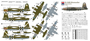 Model kit 1/72      Re-released! Martin B-26B Marauder ex- Hasegawa + CARTOGRAF decals + MASK  (Hobby 2000)