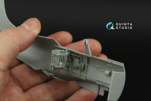 SBD Dauntless Family Rear cockpit 3D-Printed & coloured Interior on decal paper (Accurate Miniatures/Academy/etc)