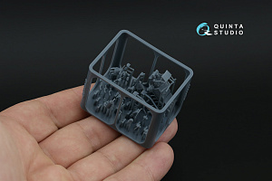 Ka-52 3D-Printed & coloured Interior on decal paper (Trumpeter) (with 3D-printed resin parts) 