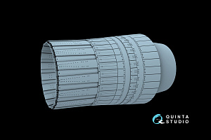 Su-30SM Exhaust Nozzles (Afterburner Position) (Zvezda)