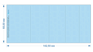 Riveting rectangles, rounded rectangles and ovals (rivet size 0.2 mm, gap 0.8 mm, suits 1/35-32), White color