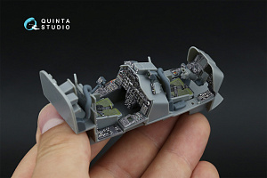 AH-1W 3D-Printed & coloured Interior on decal paper (Trumpeter) (with 3D-printed resin parts) 
