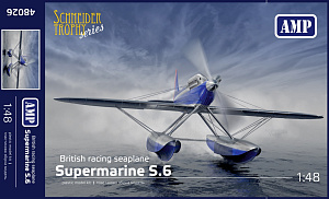 Model kit 1/48 Supermarine S-6A British Racing floatplane Schneider Trophy Series (AMP)