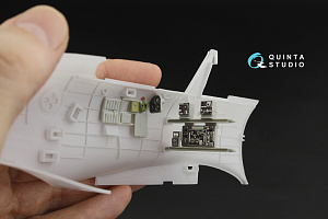 SBD Dauntless Family Rear Cockpit 3D-Printed & coloured Interior on decal paper (Trumpeter)