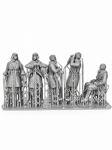 Addition (resin) 1/35 Soviet Tank Crew in Winter Uniforms, WWII (5 figures) (SX-Art)