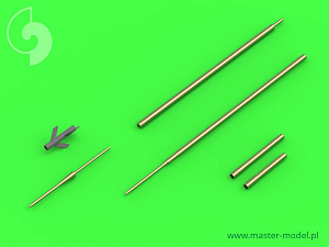 Aircraft detailing sets (brass) 1/72 Sukhoi Su-7 Fitter-A - Pitot Tubes and 30mm gun barrels