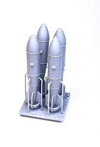 Additions (3D resin printing) 1/48 FAB-250M62 bombs (4pcs) (Mazhor Models)