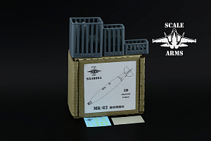 Additions (3D resin printing) 1/48 MK-82 Aviation Bomb (6 pieces included) (Scale Arms)